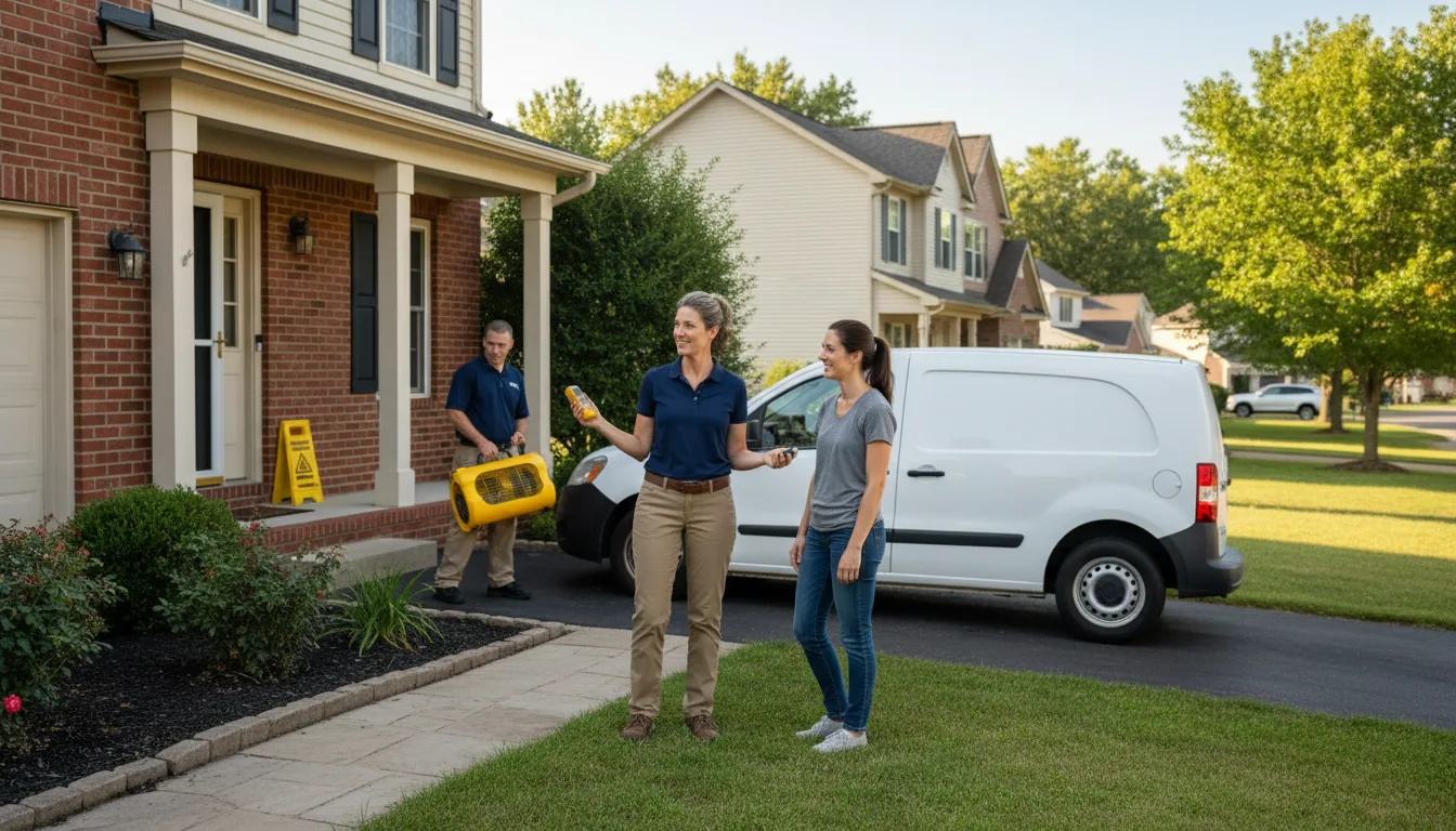 Water restoration image for Home Water Damage Repair in New Waverly, TX